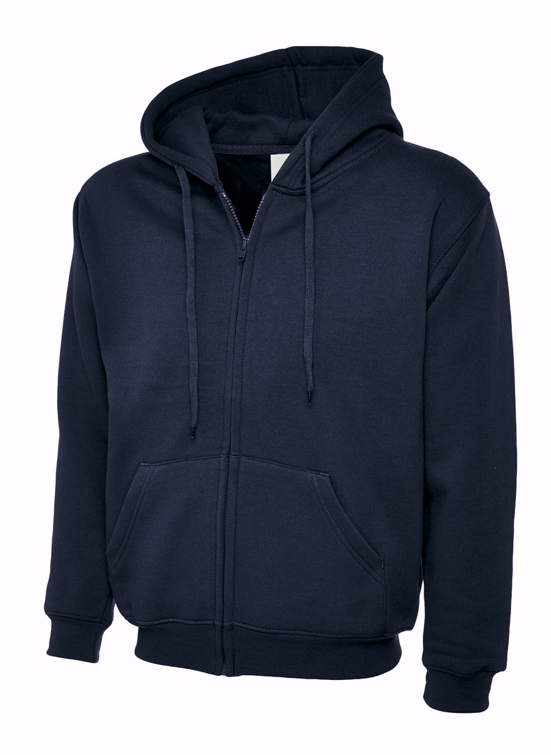 Adults Classic Full Zip Hooded Sweatshirt