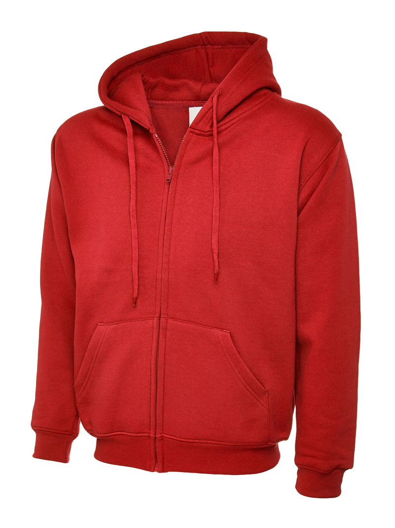 Adults Classic Full Zip Hooded Sweatshirt