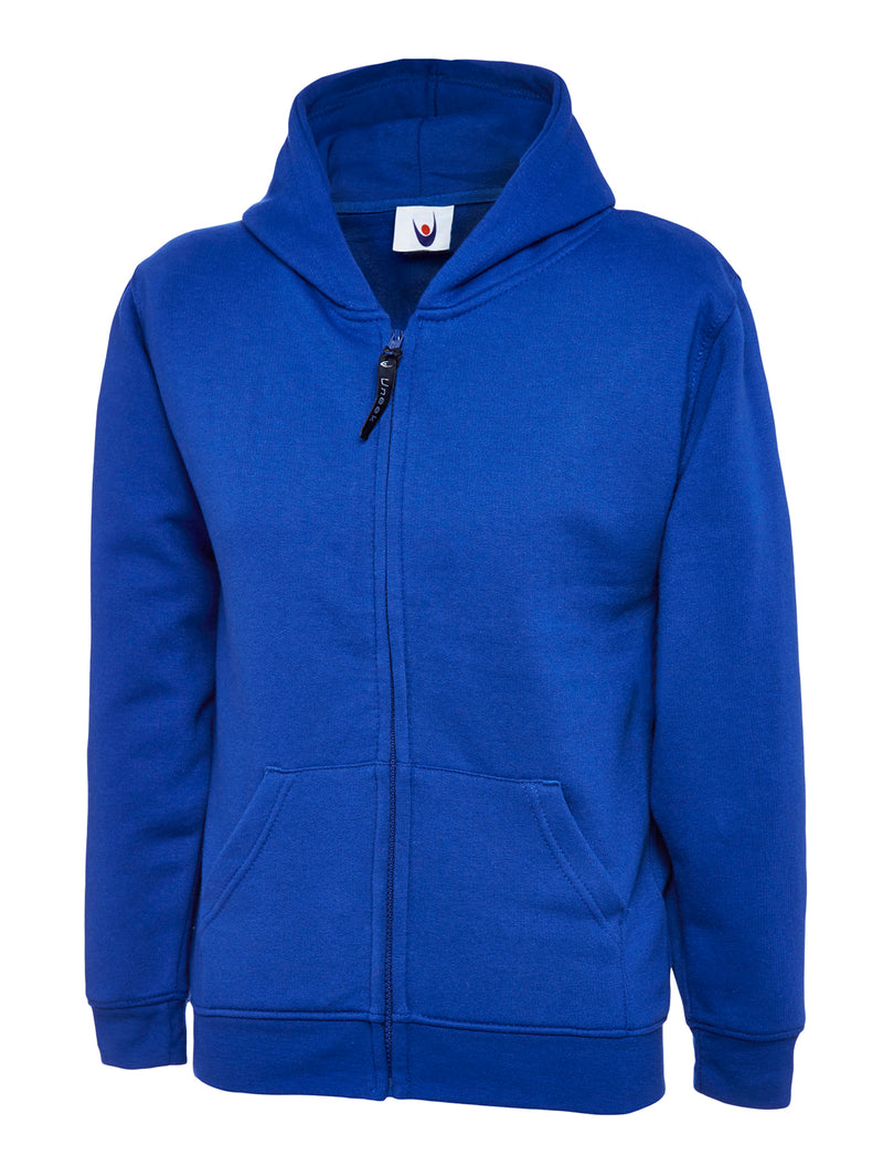 Childrens Classic Full Zip Hooded Sweatshirt