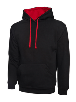 Contrast Hooded Sweatshirt