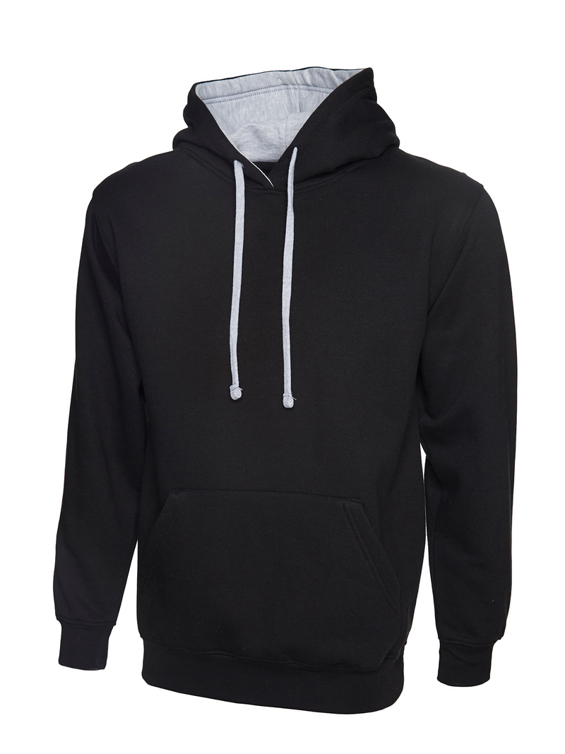 Contrast Hooded Sweatshirt