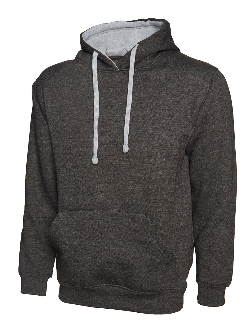 Contrast Hooded Sweatshirt