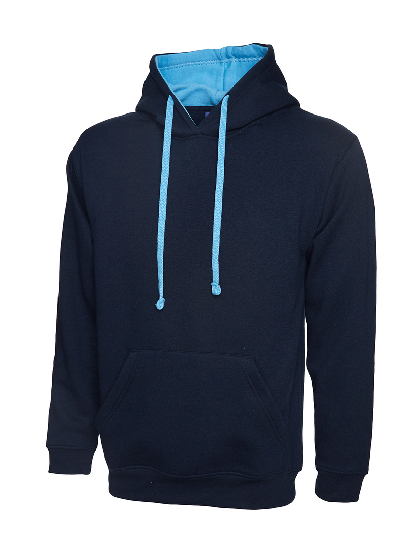 Contrast Hooded Sweatshirt