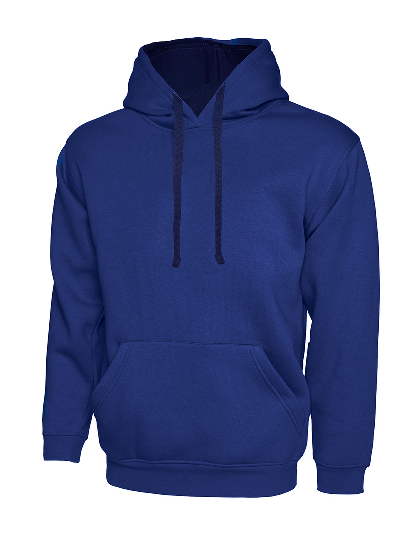 Contrast Hooded Sweatshirt